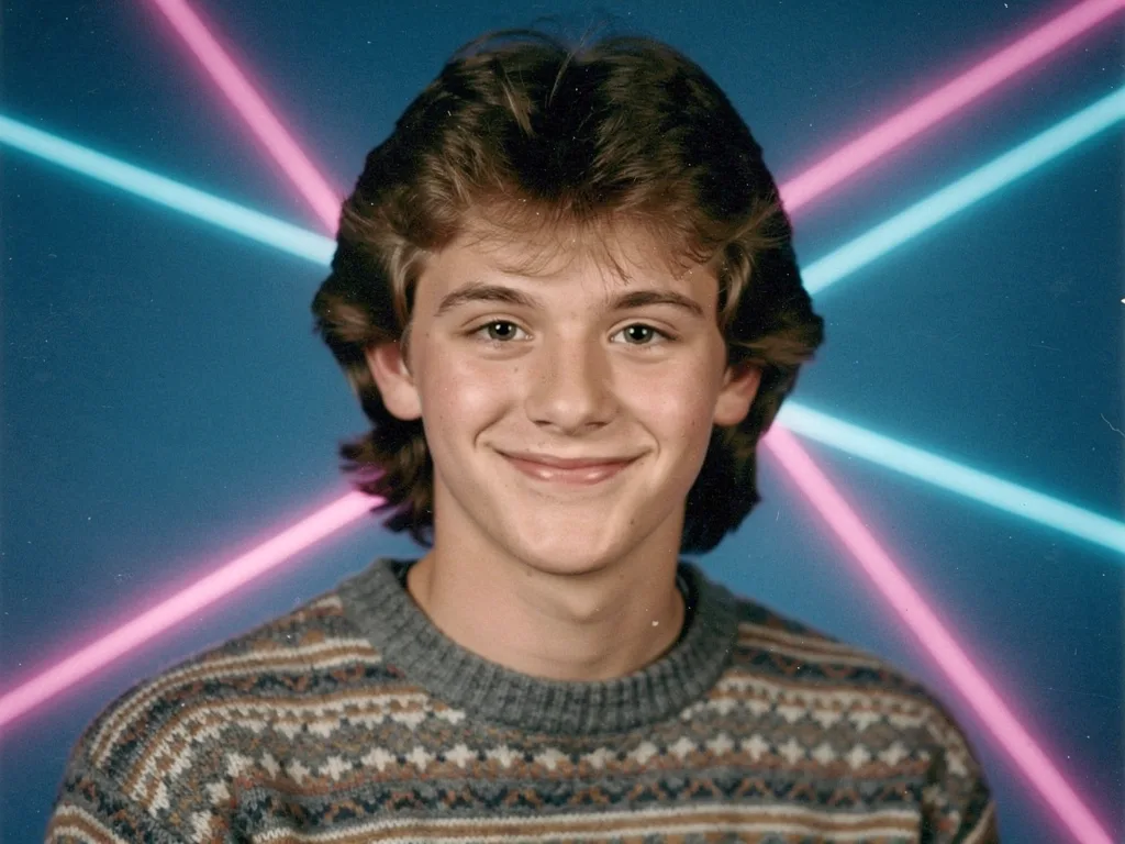 90s Yearbook Photo