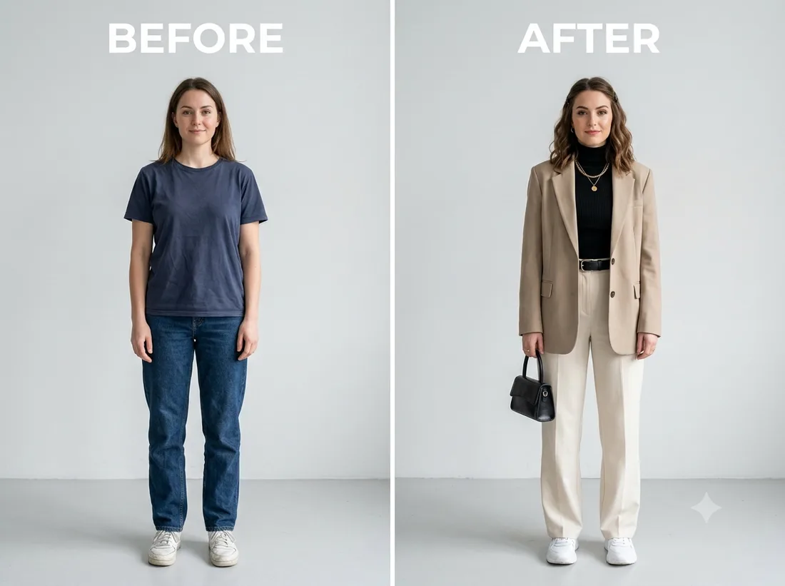 Outfit Stylist — before and after